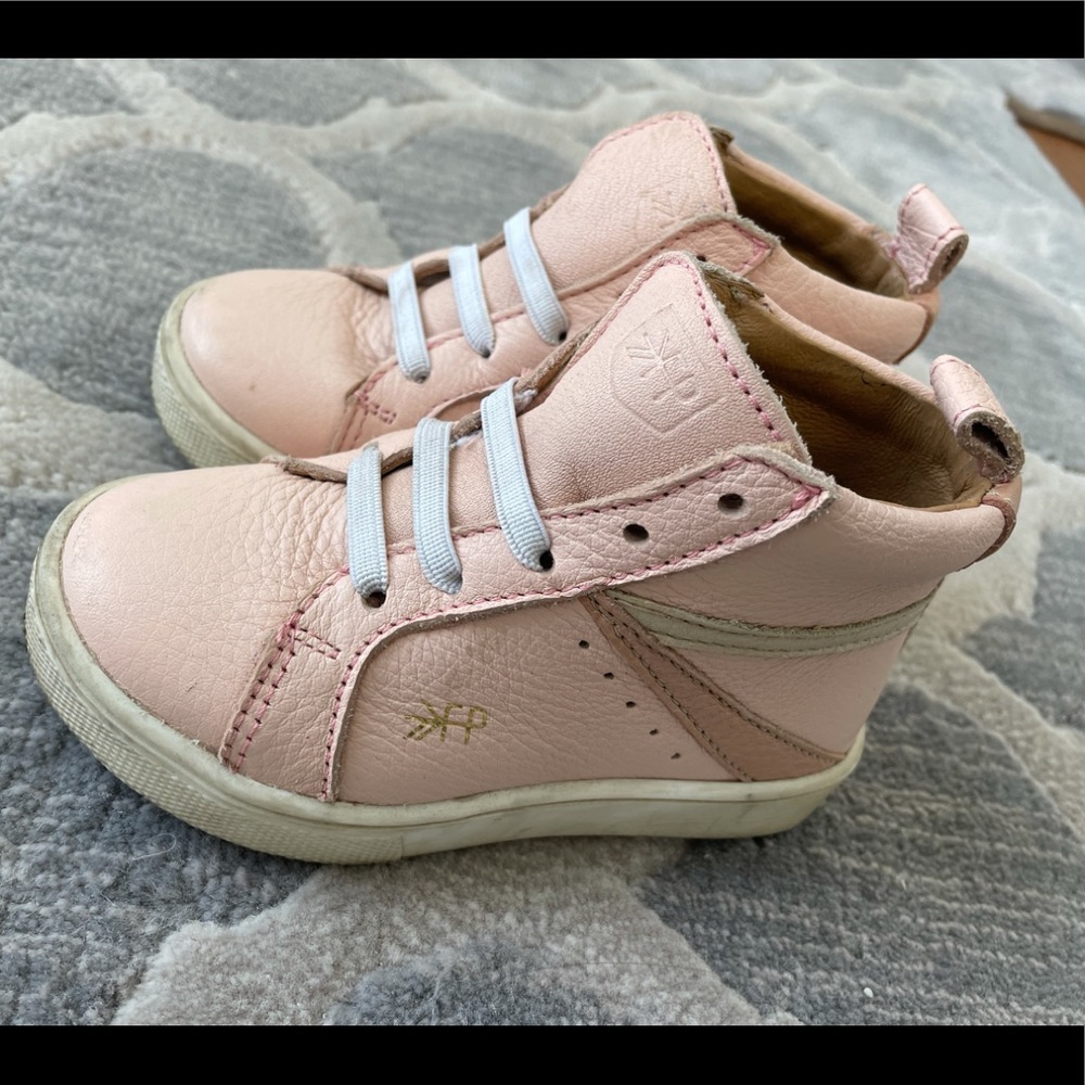 Freshly Picked pink high top slip on sneaker -size 6 - EUC (worn 1-2x)